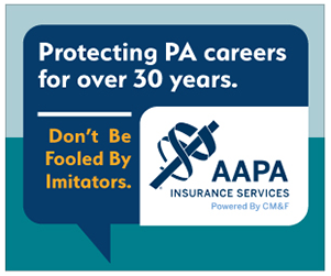 AAPA Insurance Services "Protecting PA careers for over 30 years" promo