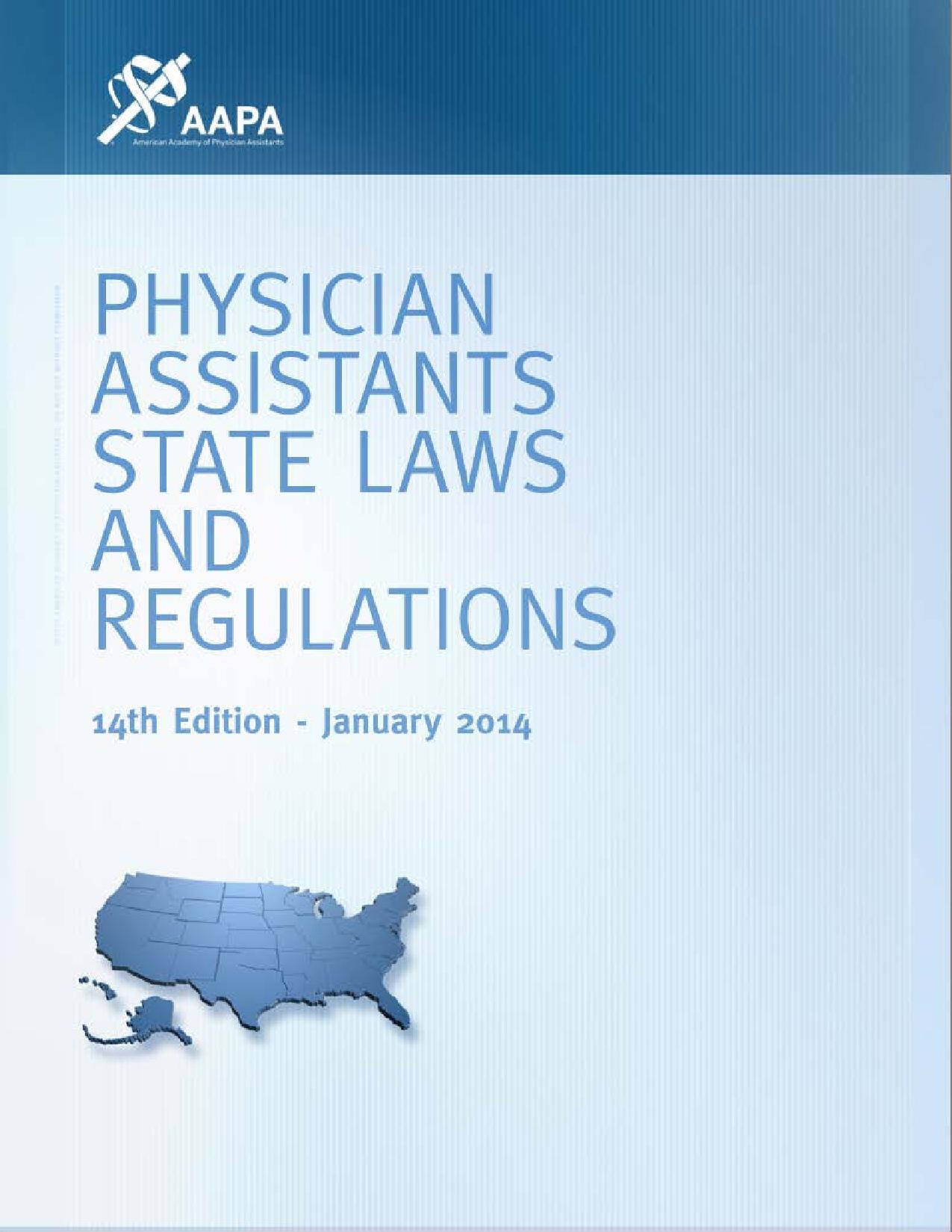 Physician Assistant State Laws and Regulations