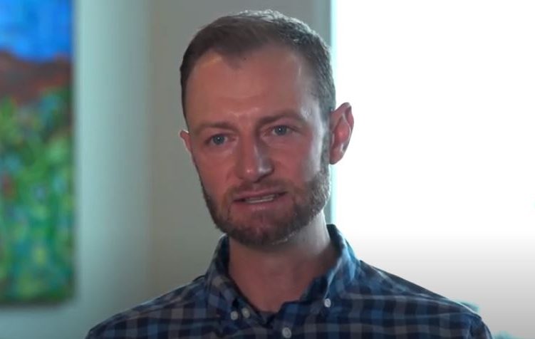 Screenshot of Graham Burdett from Intermountain Healthcare’s video interview