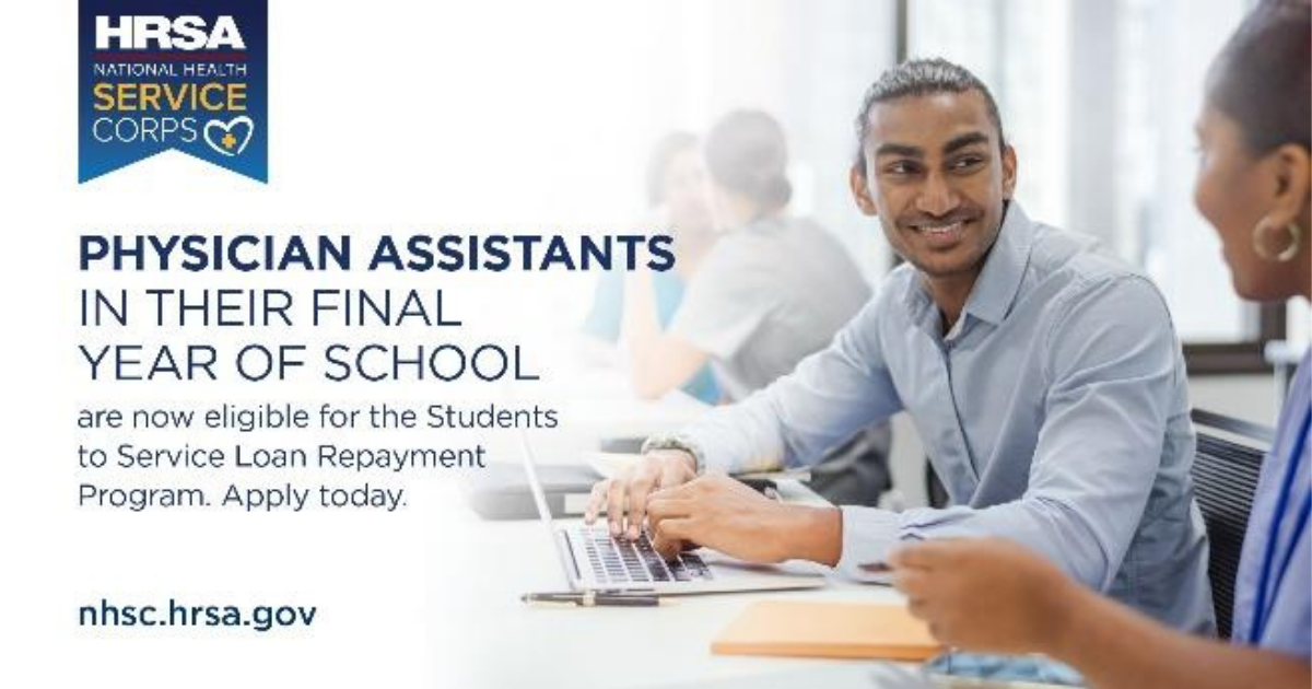 HRSA Offers New Loan Repayment Opportunity for PA Students AAPA