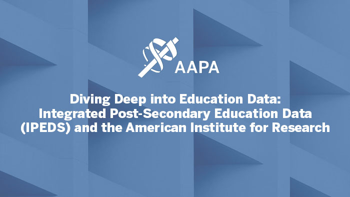 Diving Deep into Education Data: Integrated Post-Secondary Education Data (IPEDS) and the American Institute for Research thumbnail