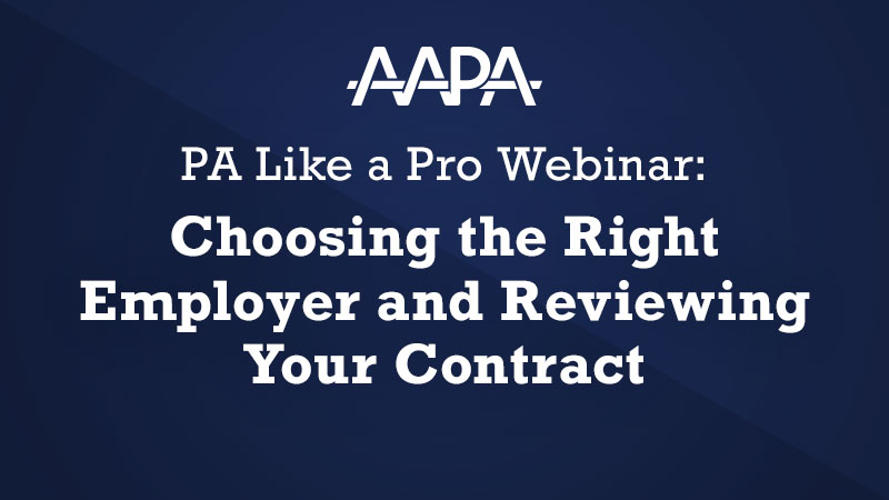 Choosing the Right Employer and Reviewing Your Contract 